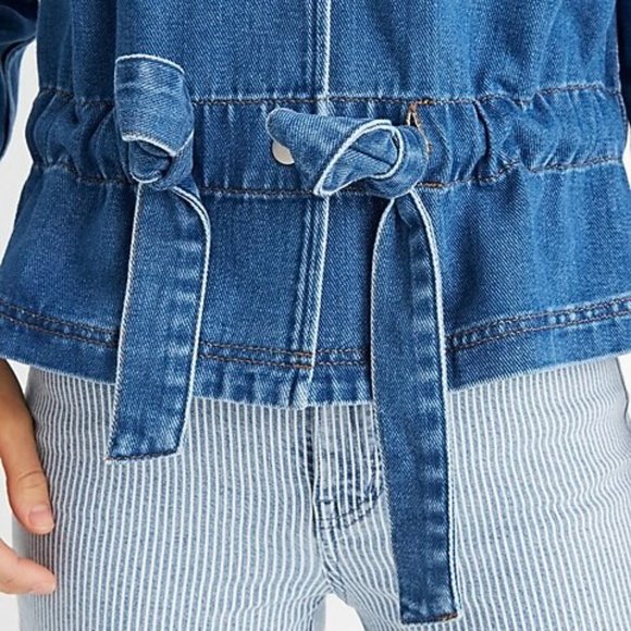 Madewell Denim Southlake Military Jacket Size XXS Casual - Picture 13 of 14